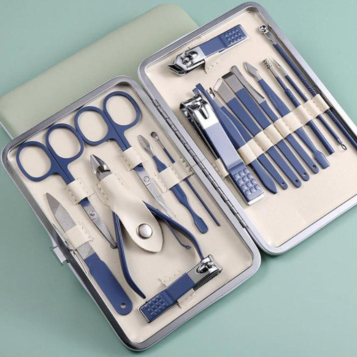 18-Piece Travel Nail Clipper Kit - Portable and Compact