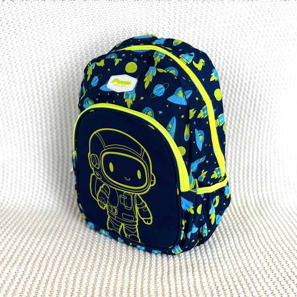 Astronaut-themed school backpack for KG1 to KG3