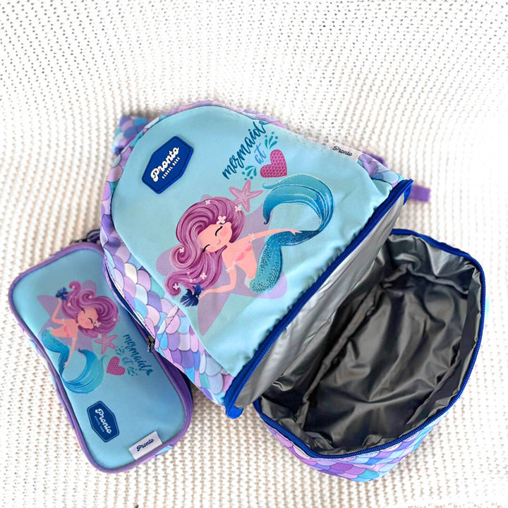Pronto Mermaid Backpack with Lunch Section – KG1 to KG3