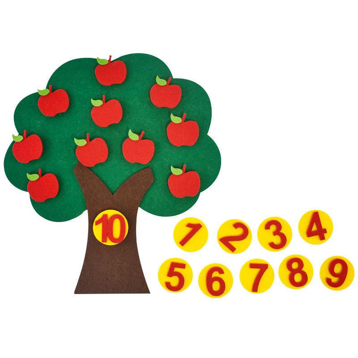 Apple Tree Counting Board – Interactive Math Set for Early Learning