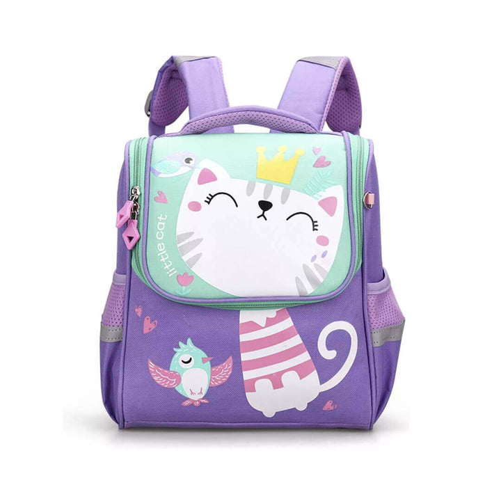 Queen Cat Kindergarten School Bag – Purple