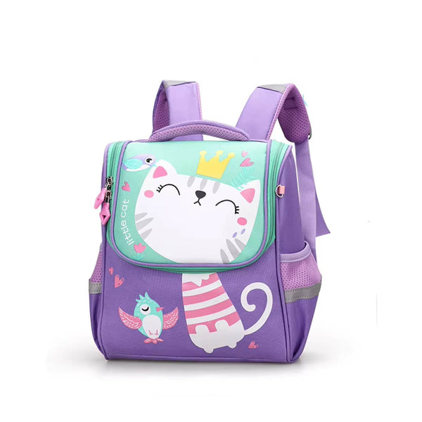 Queen Cat Kindergarten School Bag – Purple Purple
