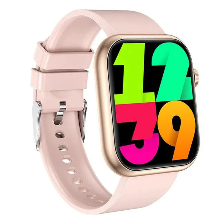 QX7 PRO Smart Watch – Bluetooth Fitness Tracker with Stylish Display Pink
