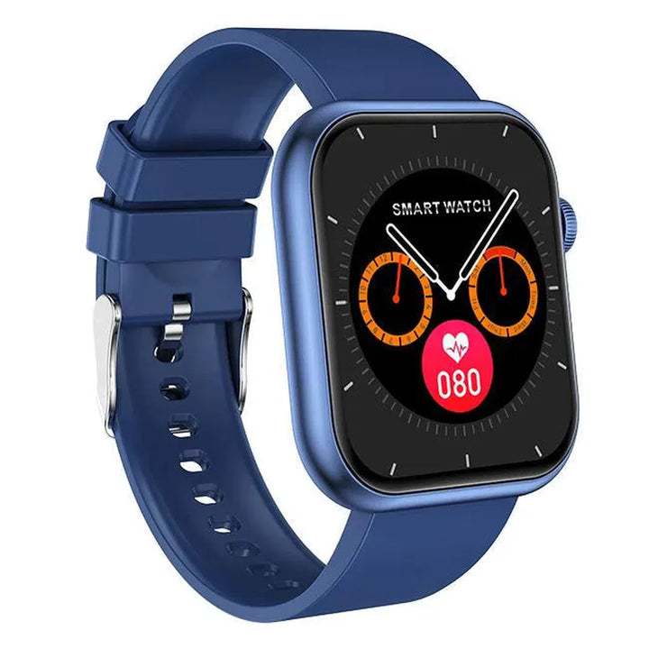 QX7 PRO Smart Watch – Bluetooth Fitness Tracker with Stylish Display Blue
