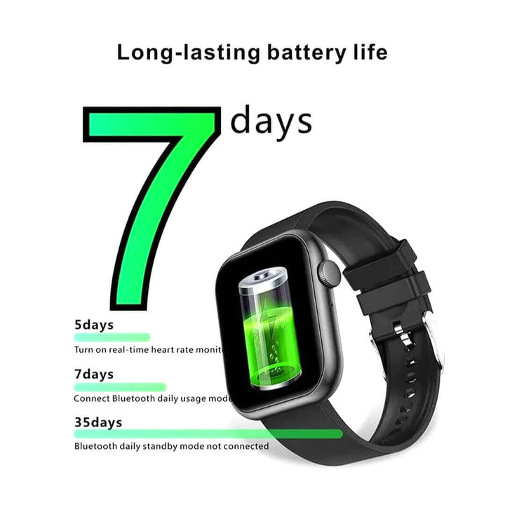 QX7 PRO Smart Watch with long-lasting battery life