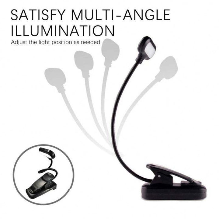 Rechargeable Clip-On Book LED Light for Reading