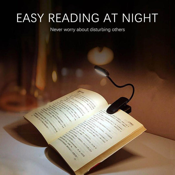 Rechargeable Clip-On Book LED Light for Reading