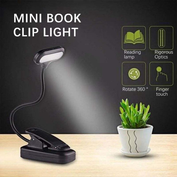 Rechargeable Clip-On Book LED Light for Reading