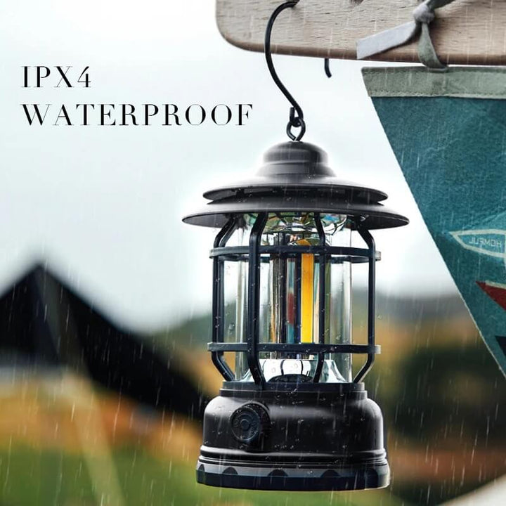 Rechargeable Vintage Metal Hanging Lantern