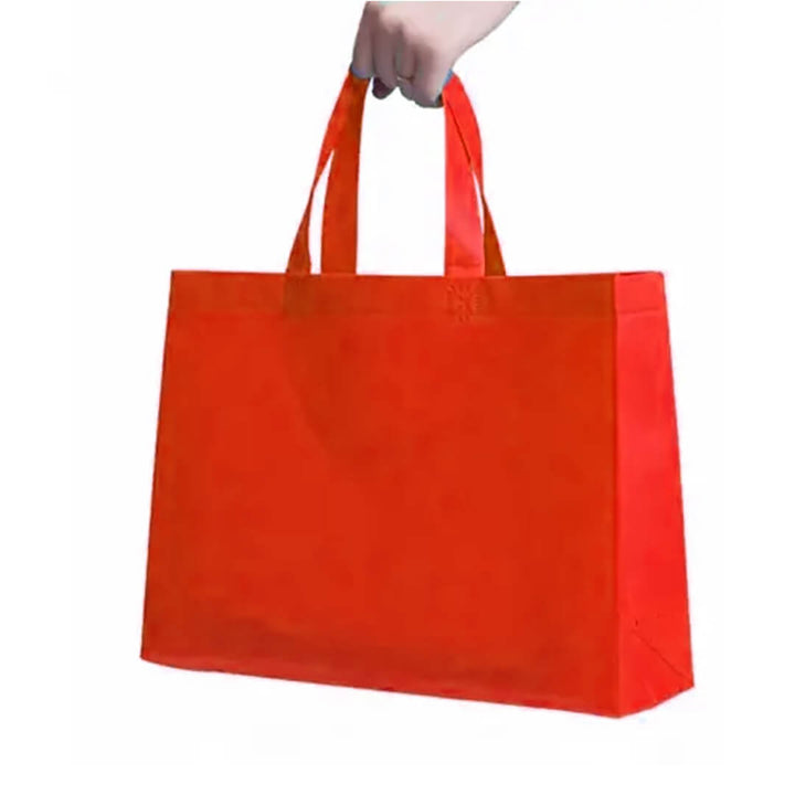 landscape red reusable shopping bag