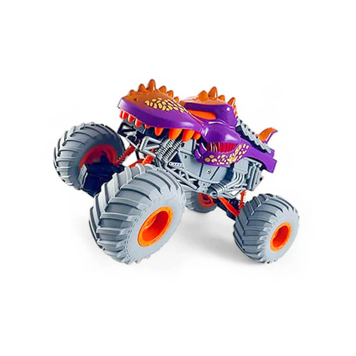 RC Dinosaur Monster Truck Car with green dino design