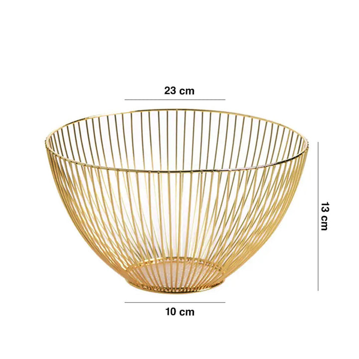 Round Iron Vegetable Storage Basket
