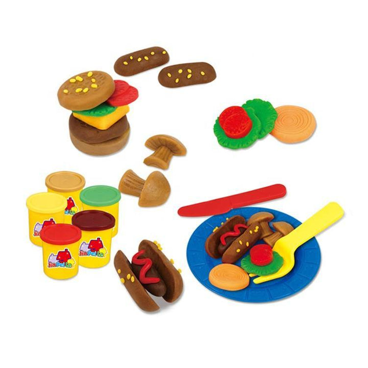 BBQ Grill Pretend Playdough Set with Accessories