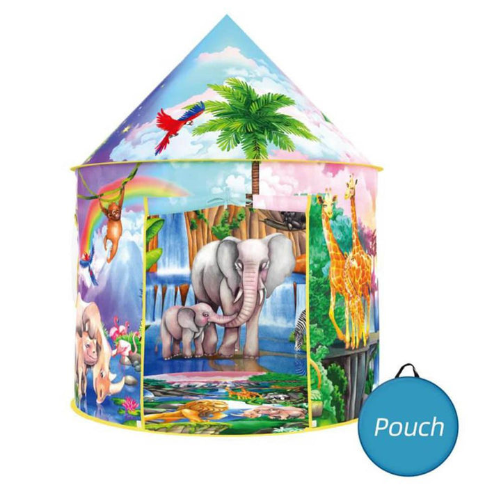 Adventure Awaits - Portable Foldable Safari Jungle Kids Tent