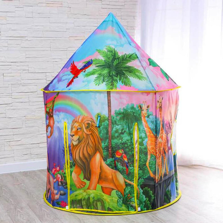 Adventure Awaits - Portable Foldable Safari Jungle Kids Tent
