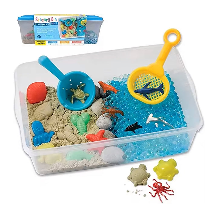 Sensory Bin Creative Play Sand set-Ocean & Sand