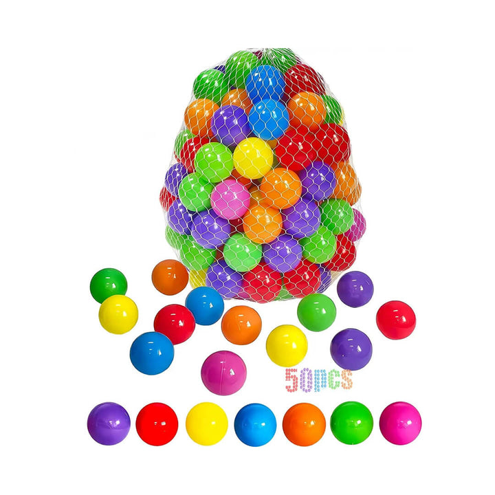 7cm Soft Ocean Balls – For Ball Pits, Playpens & Pools 50 Pieces