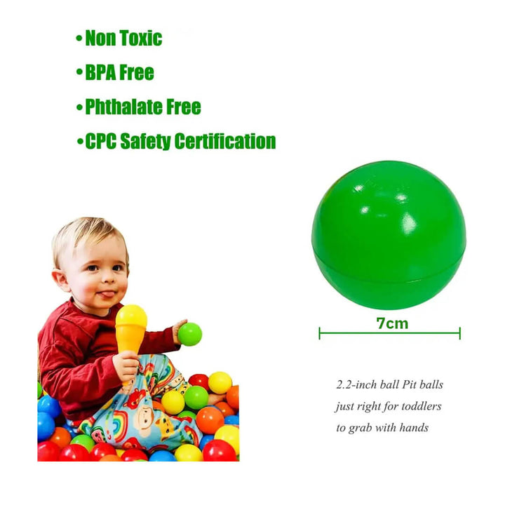 7cm Soft Ocean Balls – For Ball Pits, Playpens & Pools