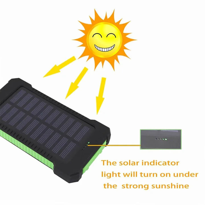 Solar Powerbank Portable Charger - 10000 mAh
