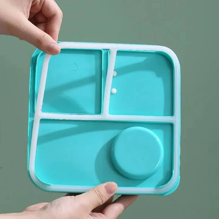 Leakproof dual-layer kids lunch box