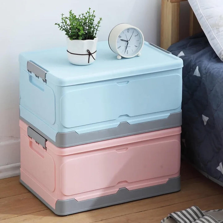 Stackable Plastic organizer box for home or office use