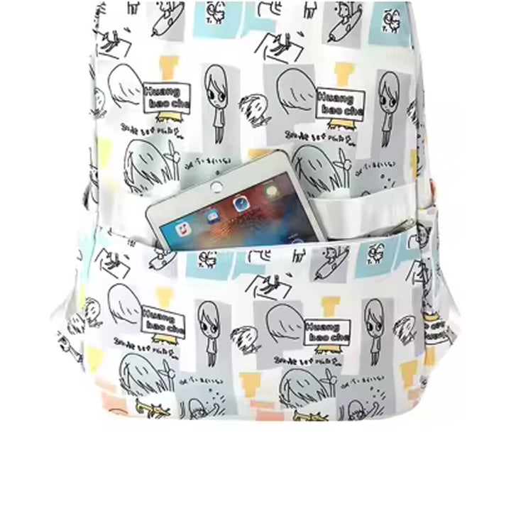 Stylish & Durable Doodles Waterproof School Backpack