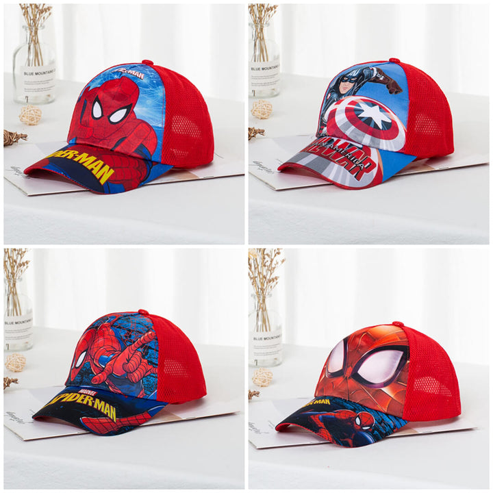 Spiderman & Batman Hats for Kids – Superhero Caps (2–6 Yrs)