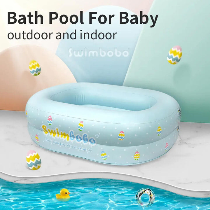 Swimbobo Inflatable Light Blue Bathtub – S (1–12M), L (3–48M)