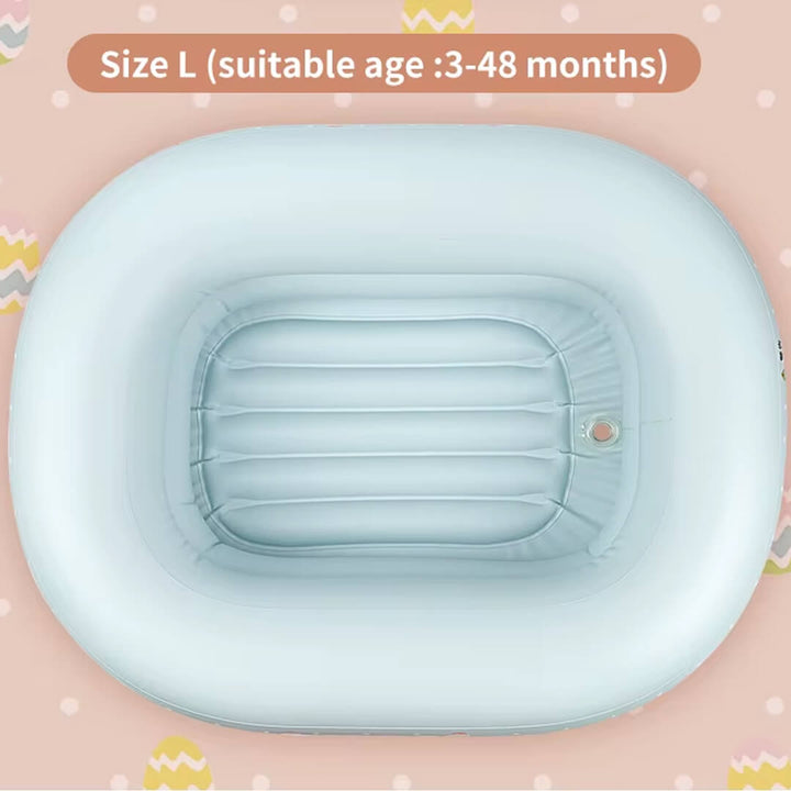 Swimbobo Inflatable Light Blue Bathtub – S (1–12M), L (3–48M)