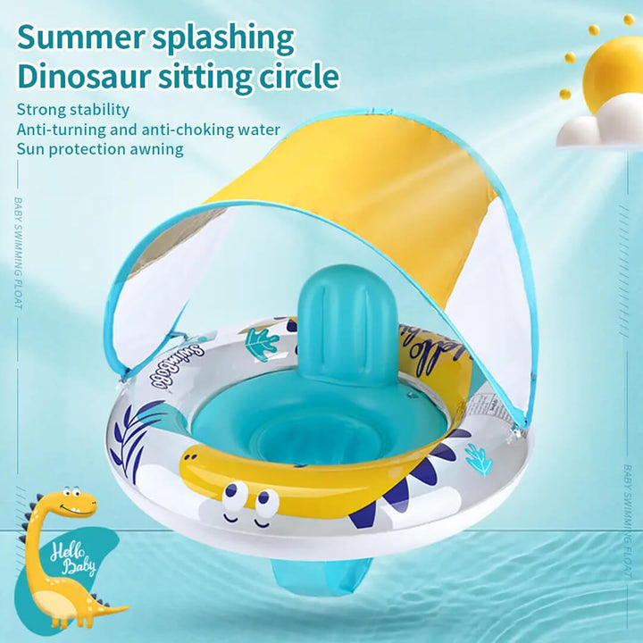 Swimbobo Dino Baby Float with Canopy (6-36M)
