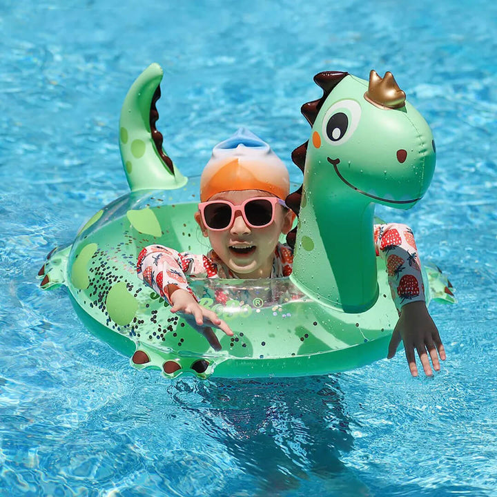 SwimBoBo Cute Dinosaur Inflatable Baby Seat Float – Ages 3+ 3+ years > 30 kg
