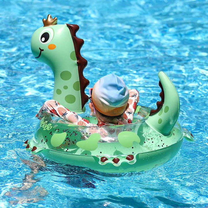 SwimBoBo Cute Dinosaur Inflatable Baby Seat Float – Ages 3+