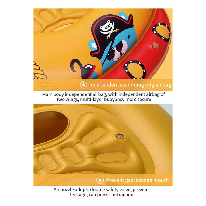SWIMBOBO Pirates Inflatable Float with Water Gun (1-4 Years)