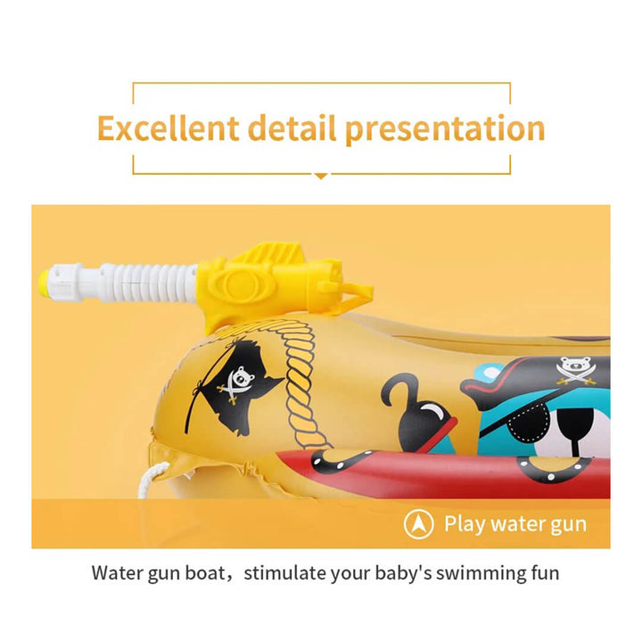 SWIMBOBO Pirates Inflatable Float with Water Gun (1-4 Years)