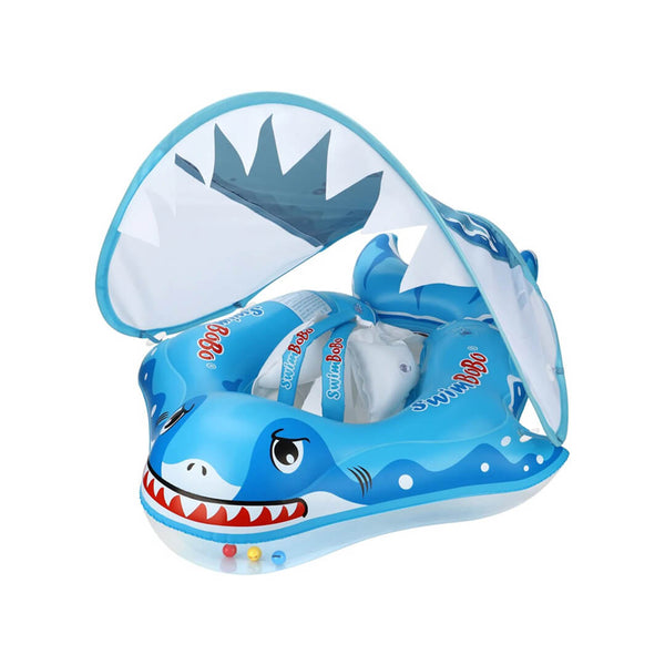 SWIMBOBO Shark Swim Float with Canopy – 3M to 6Y 3 Months - 6 Years 9-18 kg