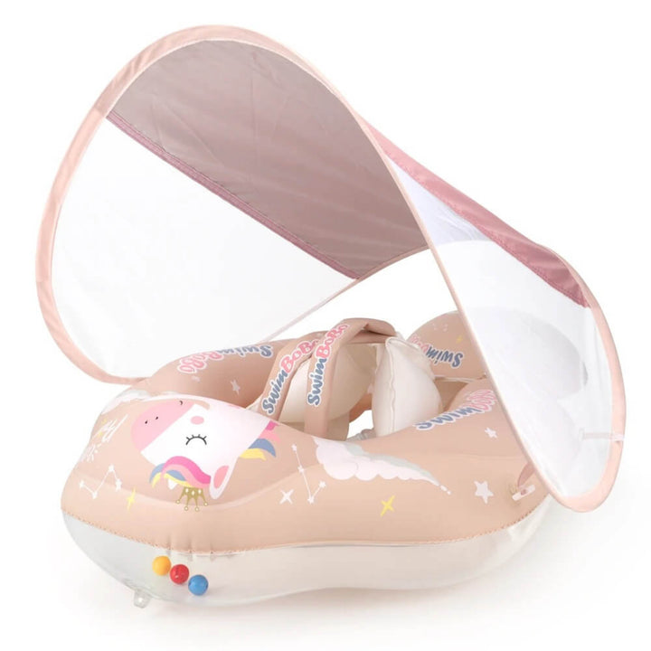 SWIMBOBO Unicorn Baby Float with Removable Canopy – 6 to 24 Months