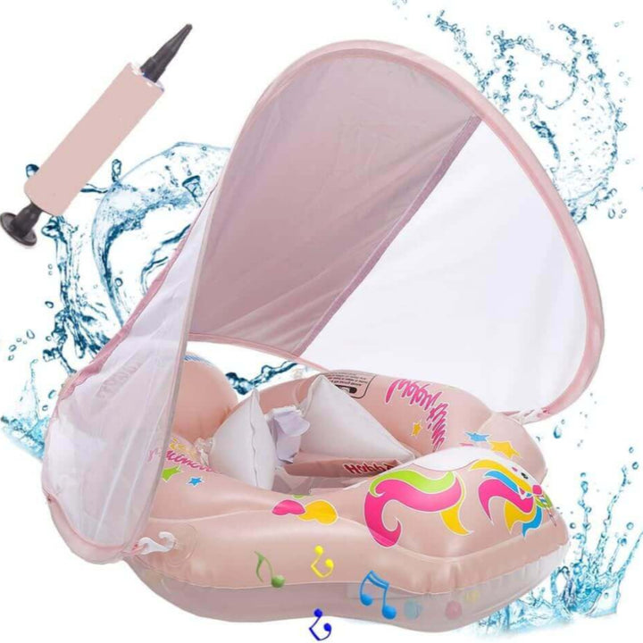 SWIMBOBO Unicorn Baby Float with Removable Canopy – 6 to 24 Months