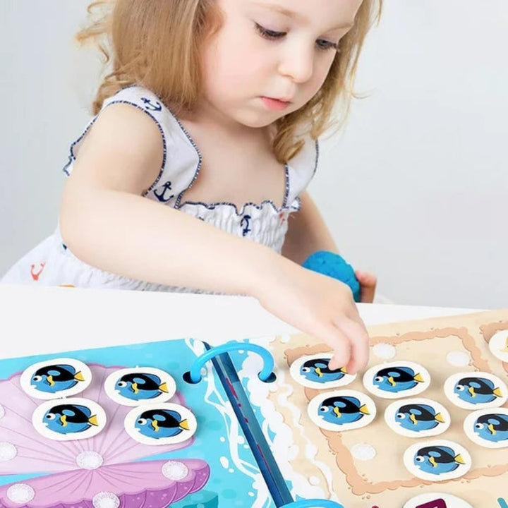 Toddler Busy Book – Vehicles, Weather & clock, math