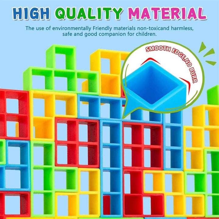 16-Piece Tower Balance Stacking Blocks Game