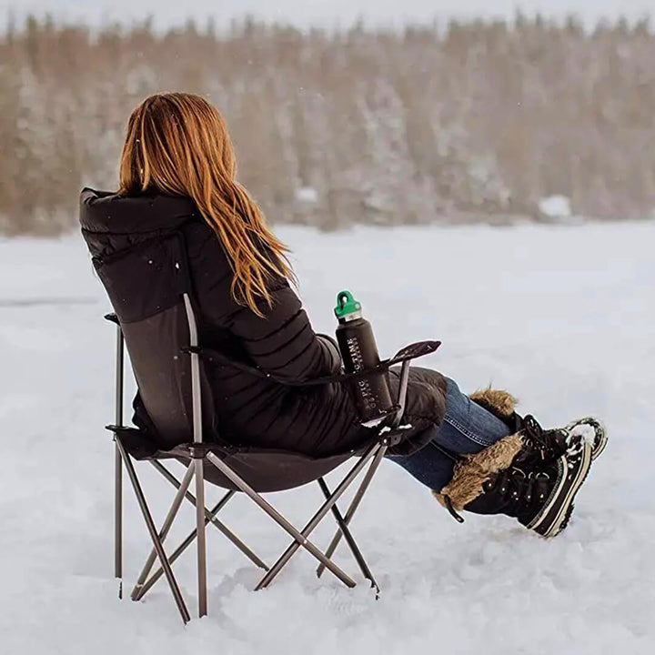 Ultra-Light Folding Camping Chair with Beverage Holder