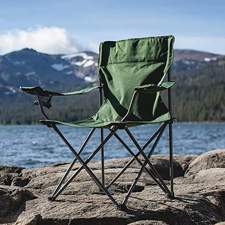 Ultra-Light Folding Camping Chair with Beverage Holder
