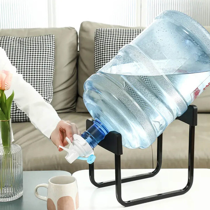 Water Bottle Faucet Dispenser & Stand Holder - Easy & Spill