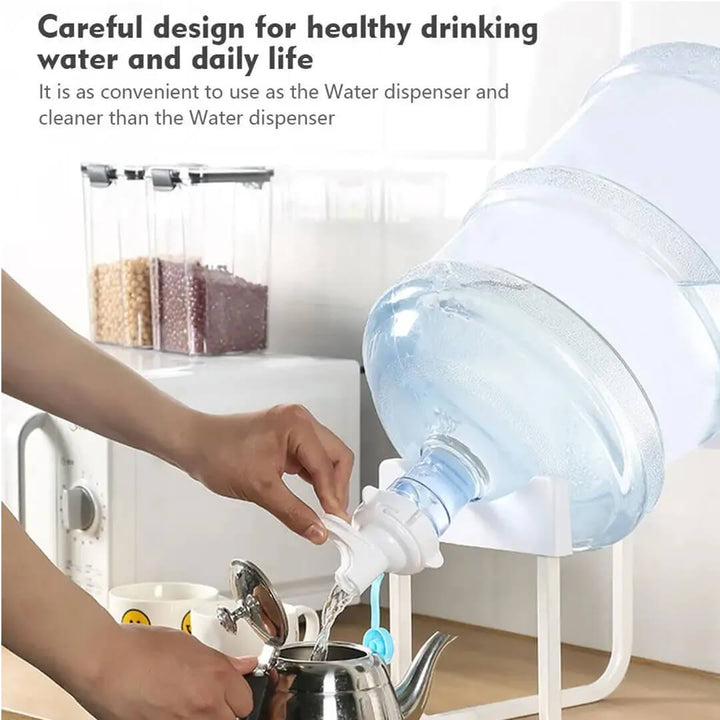 Water Bottle Faucet Dispenser & Stand Holder - Easy & Spill