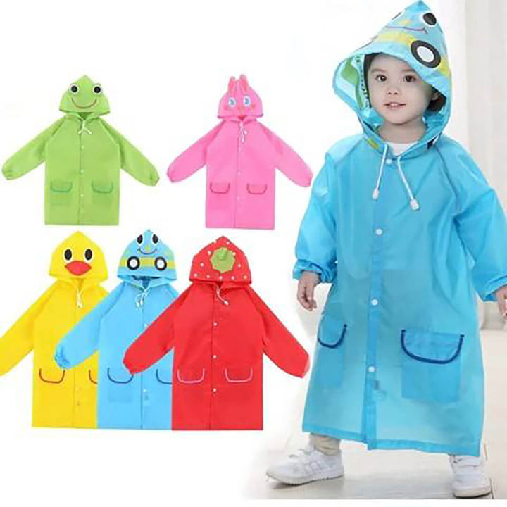 Waterproof Children’s Raincoats – Fun Cartoon Designs (2-5 Years)