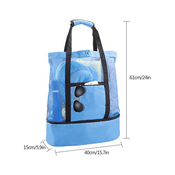 Waterproof Folding Sand-Free Beach & Picnic Mesh Bag