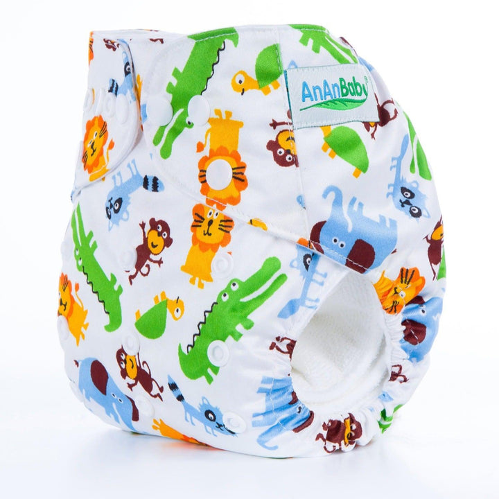 Waterproof Reusable Baby Swim Diaper – Adjustable (3–18M) Crocodile