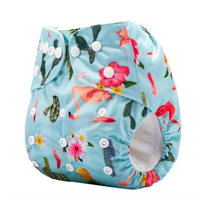 Waterproof Reusable Baby Swim Diaper – Adjustable (3–18M) Flowers