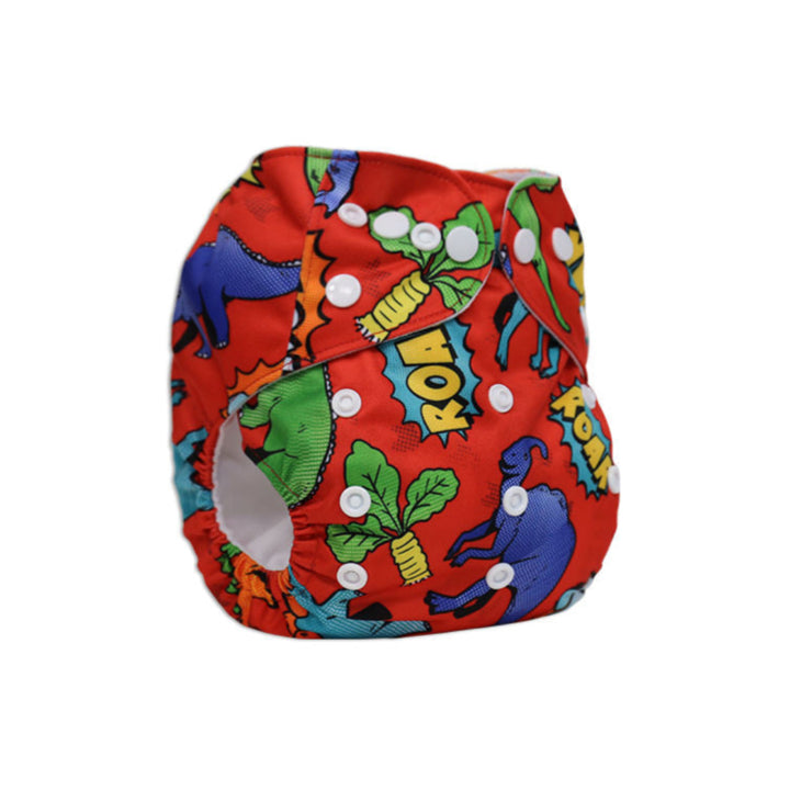 Waterproof Reusable Baby Swim Diaper – Adjustable (3–18M) Dino