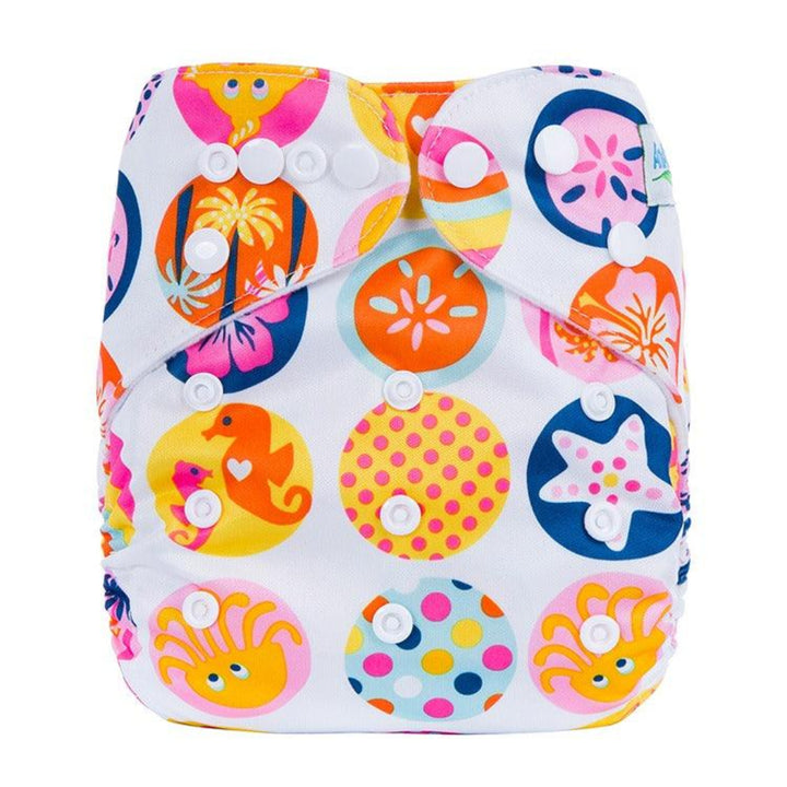 Waterproof Reusable Baby Swim Diaper – Adjustable (3–18M) Sea Star