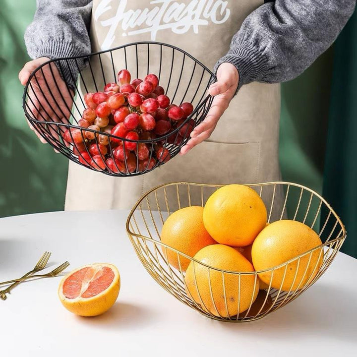 Wavy Iron Metal fruits & Vegetables Basket